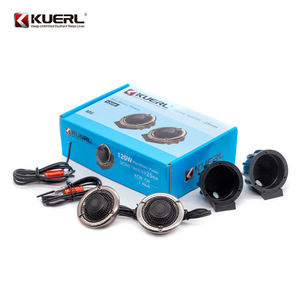 ทวีตเตอร์ติดรถยนต์ Kuerl ขนาด 25 มม. โดมไดอะแฟรมผ้าไหม กำลังขับสูงสุด 120 วัตต์ สำหรับระบบเสียงในรถยนต์ - Product Image 1