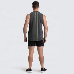 Wholesale Men's Custom Made Tank Top Quick Dry Sleeveless Breathable Training <b>Running</b>/Gym/Workout Tank Vest <b>Singlet</b> - Product Image 2