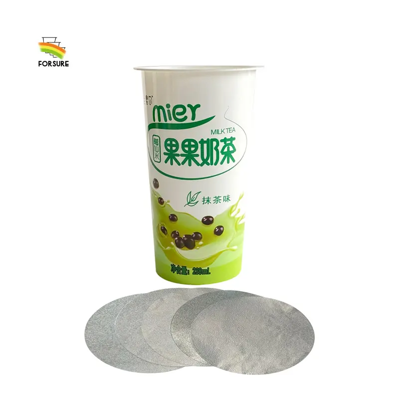 Tùy chỉnh in IML tiêm đúc PP cup 250 ml 8.5 OZ nhựa sữa chua ly và nhôm con dấu