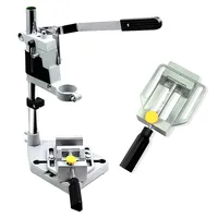 Support de perceuse électrique multifonction pour le travail du bois Table de positionnement pour perceuse d'établi Mini étau Pince d'établi Pince d'établi