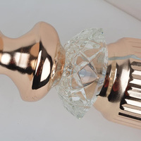 NOUVEAU Vase Doré pour Centres de Table de Mariage, Vase Trompette en Métal à Fleur avec Perles de Cristal, Grands Vases à Fleurs pour Décoration de Table et de Fête