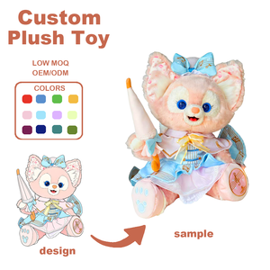 Custom LinaBell Plush Toy - Musical Theme <strong>Outfit</strong>, Multiple Color Options, Low MOQ OEM/ODM Service for Gen Z Gift &amp; Collection - Product Image 1