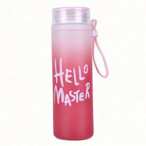 Gobelet en verre givré coloré de 400 ml avec poignée, motif dessin animé, changeant de couleur, écologique, personnalisé avec logo, vente en gros USA Mairun - Product Image 4