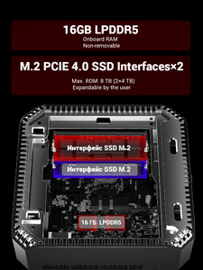 Livraison gratuite aux États-Unis, mini PC Firebat A6 de haute qualité, tout neuf, processeur <span class=keywords><strong>AMD</strong></span> Ryzen 7 7735HS, bon prix, prise US, mini PC - Product Image 5