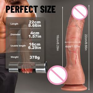 Dildo Realistico in Silicone Liquido 100% Impermeabile Flessibile Pieghevole <span class=keywords><strong>Sicuro</strong></span> per Donne Coppie Prodotti per Adulti - Product Image 5