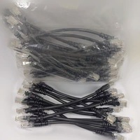Lan Patch RJ45 Cable de red Ethernet personalizado STP/UTP Cat5e Cat6 Cat7 0,2 M 0,3 M 0,5 M Conexión a Internet CE RHOS medidor corto