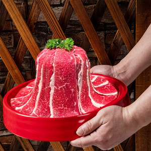Plato para Sukiyaki, Melamina, Imitación de Porcelana, Forma Irregular, para Uso Comercial en Restaurantes - Product Image 4