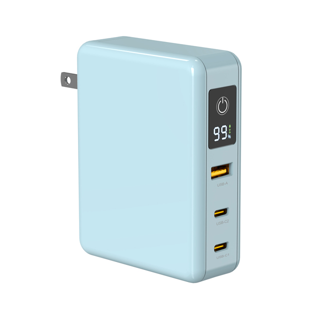 Power Bank PD65W 10000mAh Large Capacity PowerBank with US Plug 3 in 1 Fast Charging LED Display Factory Wholesale Battery Pack