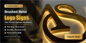 Insegna Luminosa in Metallo Certificata UL, Logo Aziendale Retroilluminato Personalizzato <span class=keywords><strong>per</strong></span> Distribuzione All'Ingrosso, Insegna con Lettere in Rilievo su Misura - Product Image 6