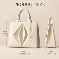 Sacs à bandoulière unisexes en cuir lisse GORFIA OEM ODM, sacs à main à une seule poignée, design de couleur personnalisé