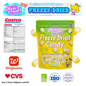 Têtes <span class=keywords><strong>de</strong></span> citron lyophilisées Bonbons acidulés Nouveauté unique Saveur sucrée et fruitée avec des motifs d'ours et <span class=keywords><strong>de</strong></span> boules similaires à la <span class=keywords><strong>guimauve</strong></span> - Product Image 5