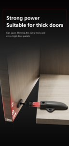 Phụ kiện nội thất cửa tủ đẩy để mở cửa chốt nhựa phục hồi thiết bị - Product Image 5