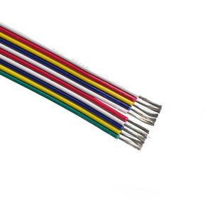 Cable de cinta de PVC plano de 2 núcleos, 4 pines, 5, 7, 8 núcleos, 12, 14, 16, 20, 26, 30, 32 Pines, 22 AWG, 24AWG, 16AWG - Product Image 4