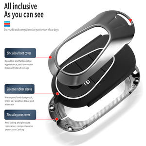 Étuis de clés de voiture pour Mercedes-Benz, nouveaux modèles Classe C, Classe E, E200L, E300L, C260L, A200L, GLC, Classe S, pour hommes et femmes - Product Image 6