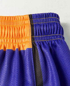 Maillot de basket-ball personnalisé, broderie, sublimation, maille, drôle, rétro, gris, 6XL, maillot de basket-ball - Product Image 2