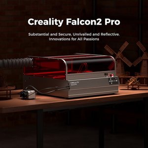 Graveur et découpeur laser fermé Creali Falcon 2 Pro 22W avec conception visuelle à 360° et surveillance de sécurité multiple - Product Image 2