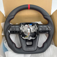 Volant en cuir personnalisé pour Hilux Fortuner Camry Land Cruiser Corolla GT 86 Supra Yaris Prado 120 150