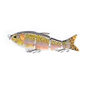 LVDE Esche Artificiali Olografiche Snodate da 11,5 cm 27g a Forma di Baby Bull Shad per la Pesca al Black Bass in Fiumi, Laghi e Torrenti - Product Image 6
