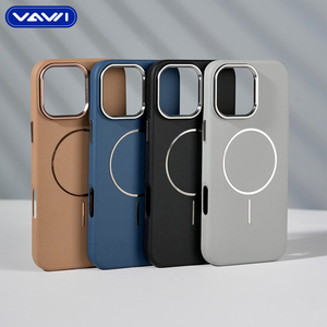 Coque de téléphone magnétique VAWI B374 en PC, effet peinture pelucheuse colorée, antichoc pour <span class=keywords><strong>iPhone</strong></span> 12 <span class=keywords><strong>13</strong></span> 14 15 16 17, Samsung et Huawei - Product Image 1