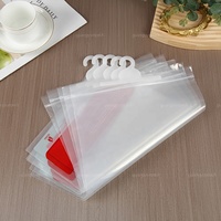 Sacs à fermeture éclair transparents personnalisés en plastique refermable pour vêtements, chaussettes, chaussures - Emballage réutilisable pour l'affichage des vêtements