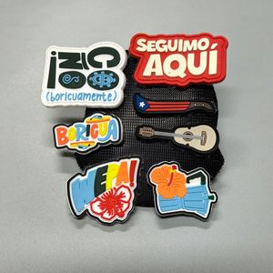 Custom 3D Soft PVC Hat logo Heat Embossing Custom <b>Transparent</b> Tatami PVC Iron in Patches Rubber Patches <b>Labels</b> for Clothing - Product Image 2