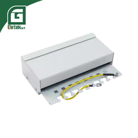 GETEKnet OEM ODM Plaque murale réseau blanche/noire, insert Keystone Jack RJ45 vierge, panneau de brassage vide 10 pouces 19 pouces