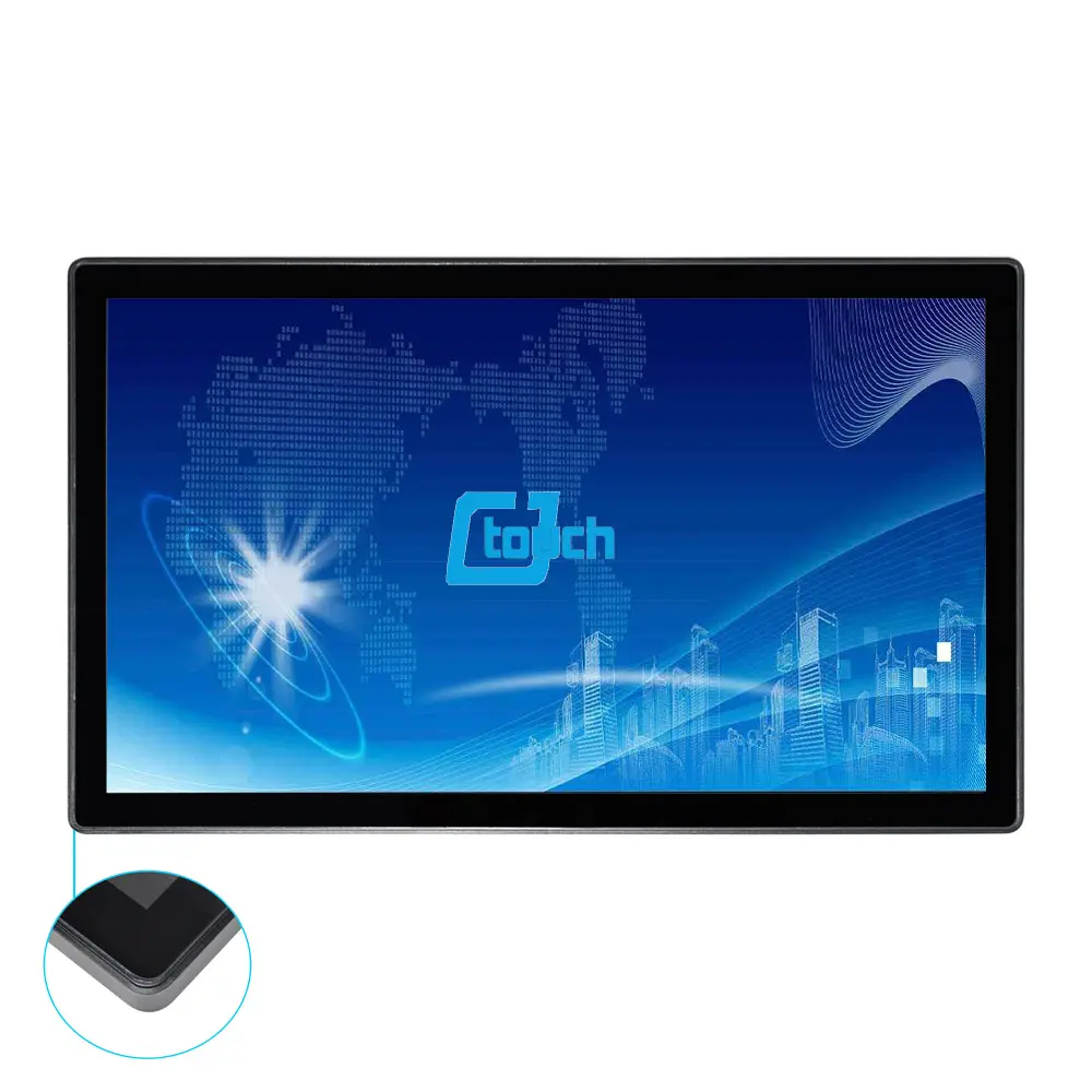 18.5 inch PCAP Waterproof Vandal-proof with IP65 Touch Screen Monitor