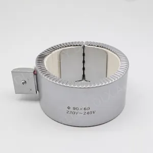 Stainless Steel Extruder Screw Barrel Die Cast Aluminum Heater Band Insulated Ceramic Band Heater/