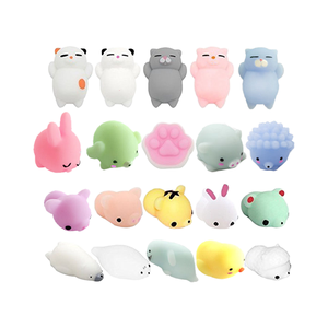 Kawaii Mini Unisex Sensory Hand Toy Cute Soft Mochi <b>Squishy</b> Squeeze Toy Novelty Anti-Stress Feature Educational for Kids EVA - Product Image 1