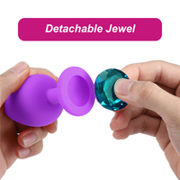 Erwachsenen-Spielzeug Sex-Produkte Schmuck Analplug Butt Plug mit Runder Form
