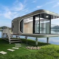 Maison préfabriquée mobile moderne, maison capsule écologique, maison capsule à prix d'usine de qualité supérieure, vente chaude, personnalisable