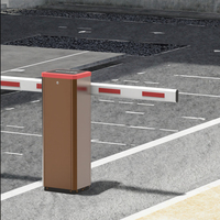 Barrière de sécurité de contrôle d'accès pour parking automatique WiFi, compatible avec les cartes RFID et les smartphones, en acier inoxydable sans balais