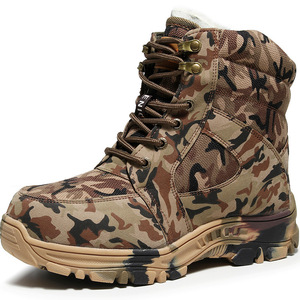 Botas de Nieve de Camuflaje para Hombre, Forradas de Lana Gruesa, Antideslizantes, para Uso en Exteriores en Invierno - Product Image 2