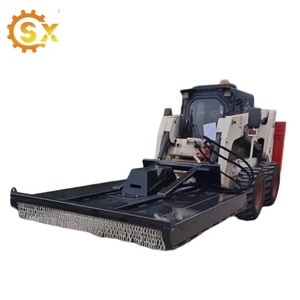Accessorio Idraulico Professionale per Decespugliatore per Skid Steer, Attacco Rapido Universale per la Pulizia del Terreno, Taglio di Arbusti e Piantine - Product Image 1