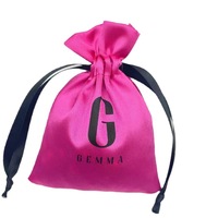 Sacs de protection en soie de luxe personnalisés pour perruques, sacs cadeaux de qualité avec cordon de serrage pour cosmétiques, bijoux, lingerie, sacs à main, pochettes en satin pour cheveux