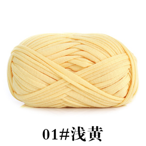 Filo di stoffa di vendita caldo in fabbrica fatto a mano in <span class=keywords><strong>cotone</strong></span> intrecciato fai da te 100g in poliestere filo di lana filato t-shirt - Product Image 3