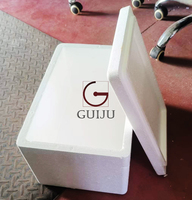 Máquina Automática para Fabricar Cajas de Pescado de Espuma EPS con Control PLC GUIJU, Línea de Producción de Cajas de Aislamiento de Poliestireno de Bajo Consumo