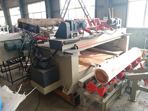 Hanvy Heavy Duty thủy lực không-chunk 10 ft log đưa máy cho ván ép dây chuyền sản xuất - Product Image 5