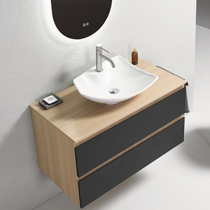 Meubles de salle de bain de style luxueux avec armoires murales et <span class=keywords><strong>lavabo</strong></span> - Product Image 1