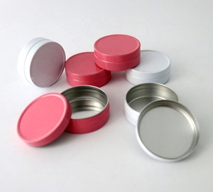 10g beyaz alüminyum teneke kavanozlar Metal boş saklama kutusu küçük 10ml kırmızı kozmetik yüz göz kremi dudak kavanoz - Product Image 3