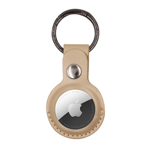 Rastreador AirTag con llavero metálico, cubierta anticaída, protector de PU para AirTag, colgante para collar de perro - Product Image 5