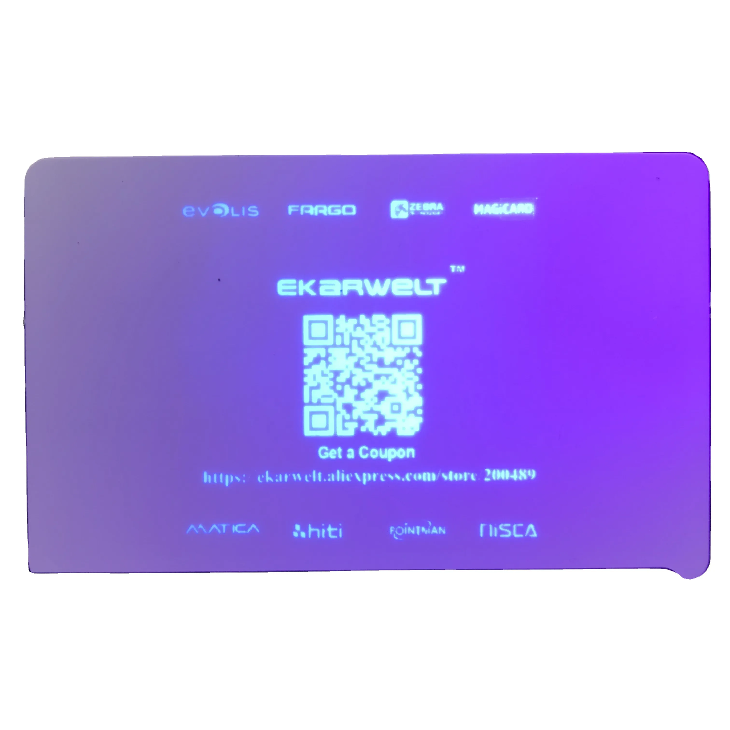 Compatible cebra 800015-UV cinta azul de 1000 imágenes para ZEBRA P330i 430i impresora de tarjeta de