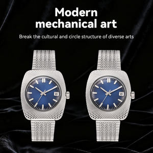 Đồng hồ nam ODM thiết kế hình học mới bán chạy nhất, cao cấp, tự động, máy NH35, 36MM, có lịch - Product Image 6