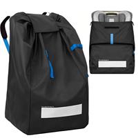 Sac de voyage pour siège auto, pour avion, rembourré, bretelles réglables, housse résistante à l'eau, léger, pliable