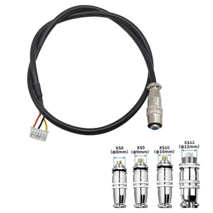 Gweike Cloud Rotary Cable-Pro Pro II NOX RF Uyumlu Havacılık Fişi/Soketi XS8/XS9/XS10/XS12 PVC 2/3/4/5 Çekirdekli Motosiklet için - Product Image 1