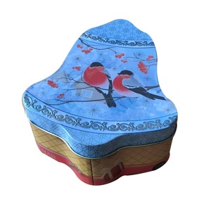 Boîte à biscuits en forme de cloche Décoration de Noël Boîte en métal pour gâteau - Product Image 2