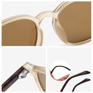 <span class=keywords><strong>Gafas</strong></span> de sol con montura redonda Retro 2025 para hombre y <span class=keywords><strong>mujer</strong></span>, con montura TR90 <span class=keywords><strong>gafas</strong></span> de sol, <span class=keywords><strong>gafas</strong></span> de sol con lentes polarizadas TAC con logotipo personalizado - Product Image 2
