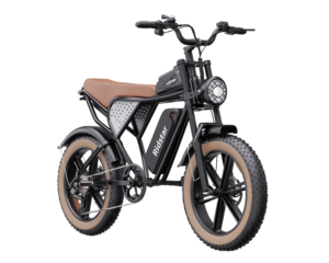 Bicicleta Eléctrica E Cycle de 48V con Llantas Gruesas para Ciudad, Motor Trasero sin Escobillas, Suspensión Impermeable, Batería de Litio en Tubo, Frenos de Disco Hidráulicos - Product Image 3