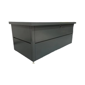 <span class=keywords><strong>Coffre</strong></span> de rangement de <span class=keywords><strong>jardin</strong></span> en acier inoxydable, étanche, style européen, capacité de charge de 100 kg, fabriqué par le fabricant source. - Product Image 1