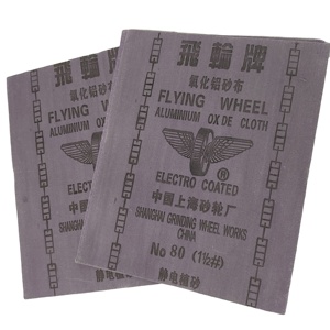 Papel de Lija Abrasivo Impermeable de Óxido de Aluminio Negro, Rueda de Lijar - Product Image 4